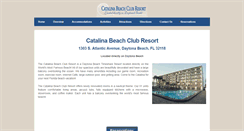 Desktop Screenshot of catalinadaytonaresort.com