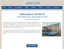Tablet Screenshot of catalinadaytonaresort.com